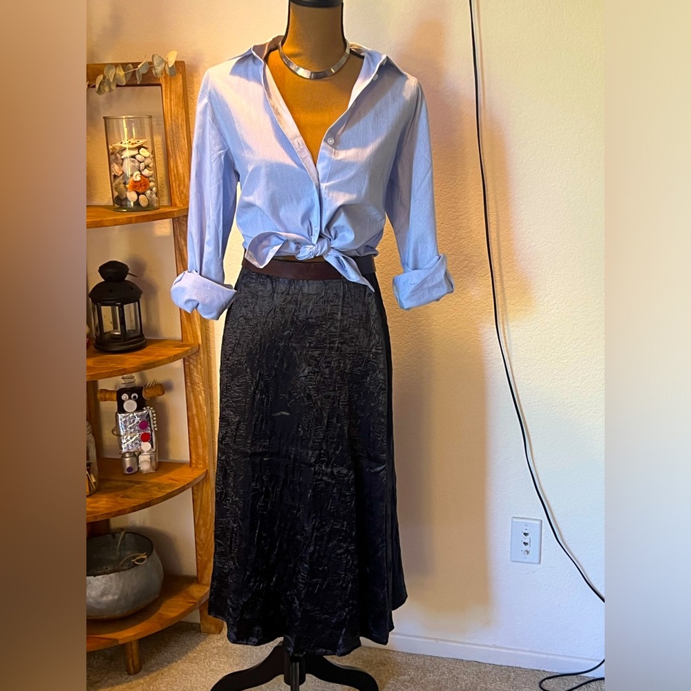 Black Midi Skirt